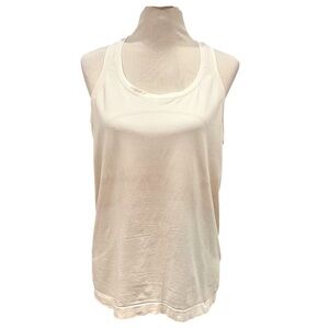 Lululemon White Swiftly Tech Tank Top Size 12